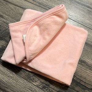 Burt’s bees organic stroller blanket light pink velvet used no stains no tears